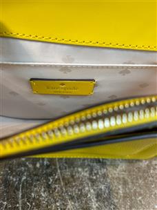 KATE SPADE REMI FLAP CHAIN YELLOW CROSSBODY Acceptable